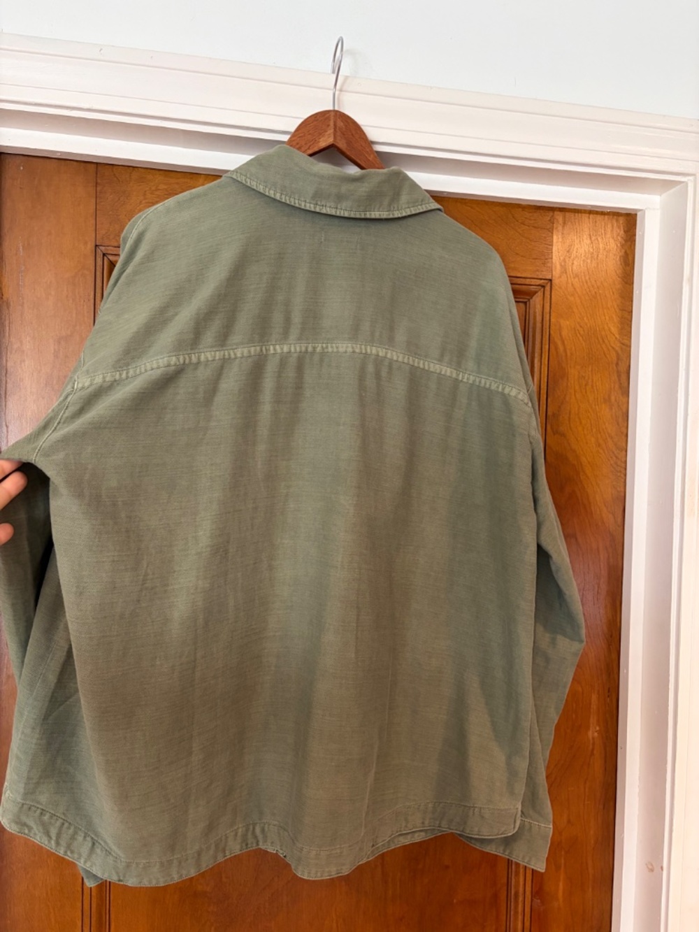 J. Jill Green Lightweight Shirt Jacket with Bling - Picture 2 of 6